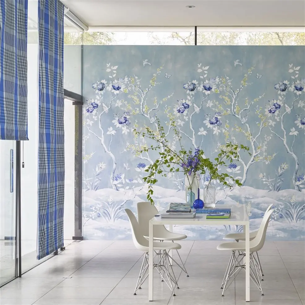 Designers Guild PDG1137/02 Scenes & Murals II MANOHARI DELFT - mural z motywem drzew