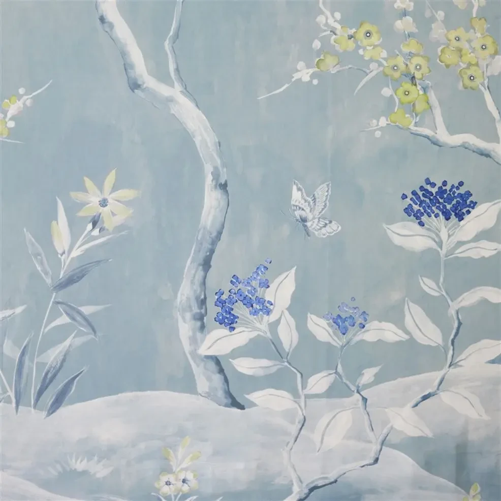 Designers Guild PDG1137/02 Scenes & Murals II MANOHARI DELFT - mural z motywem drzew