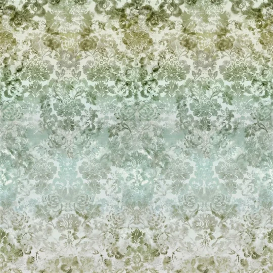 Designers Guild PDG1139/01 Scenes & Murals II TARBANA DAMASK Linen - mural z motywem adamaszku