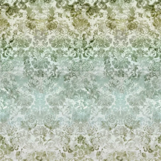 Designers Guild PDG1139/01 Scenes & Murals II TARBANA DAMASK Linen - mural z motywem adamaszku