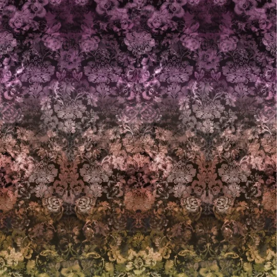 Designers Guild PDG1139/02 Scenes & Murals II TARBANA DAMASK Amethyst - mural z motywem adamaszku