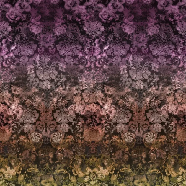 Designers Guild PDG1139/02 Scenes & Murals II TARBANA DAMASK Amethyst - mural z motywem adamaszku