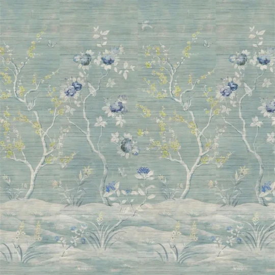 Designers Guild PDG1145/02 Scenes & Murals II MANOHARI GRASSCLOTH DELFT - mural z motywem drzew