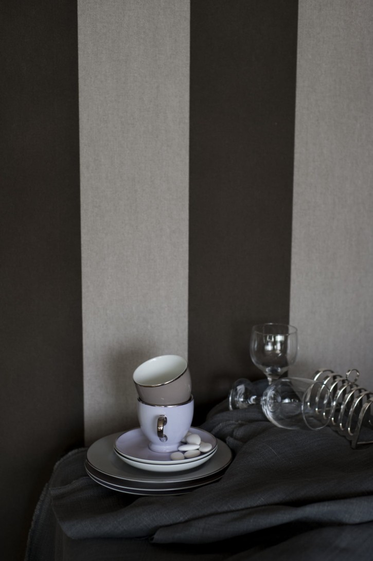 Arte 18101 Flamant Suite III Stripe Velvet and Lin - tapeta z motywem pionowych pasów