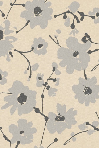 Arte 18005 Flamant Suite III Metal Velvet Flower and Lin - tapeta z motywem kwiatów