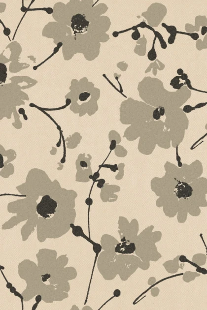 Arte 18008 Flamant Suite III Metal Velvet Flower and Lin - tapeta z motywem kwiatów