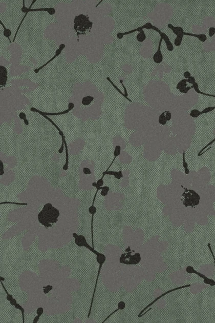 Arte 18009 Flamant Suite III Metal Velvet Flower and Lin - tapeta z motywem kwiatów