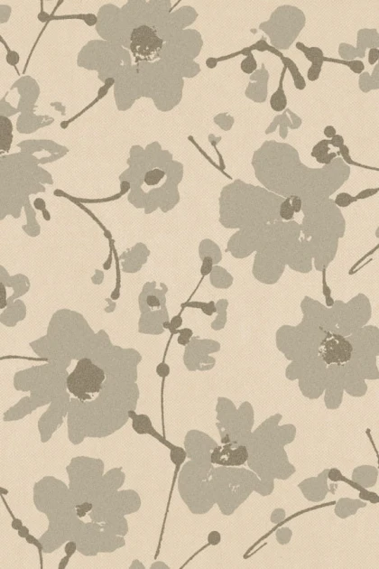 Arte 18010 Flamant Suite III Metal Velvet Flower and Lin - tapeta z motywem kwiatów