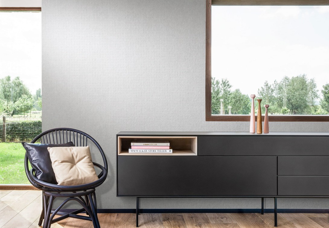 Arte 31002 Le Corbusier Dots - tapeta z motywem kropek na jasnym tle