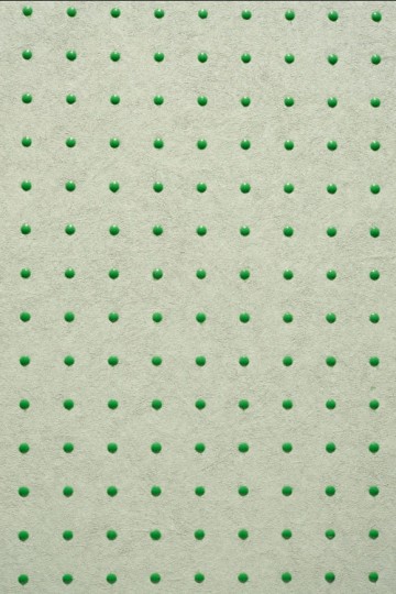 Arte 31017 Le Corbusier Dots - tapeta z motywem kropek na zielonym tle