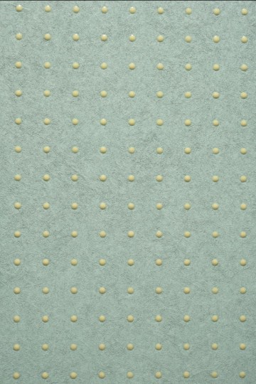 Arte 31018 Le Corbusier Dots - tapeta z motywem kropek na zielonym tle