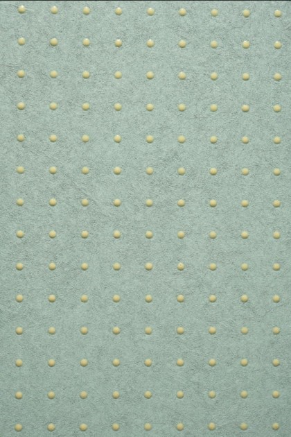 Arte 31018 Le Corbusier Dots - tapeta z motywem kropek na zielonym tle
