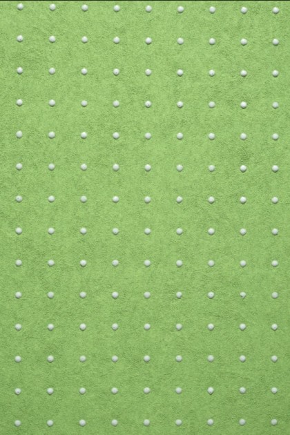 Arte 31019 Le Corbusier Dots - tapeta z motywem kropek na zielonym tle