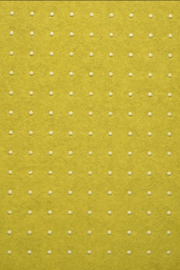 Arte 31020 Le Corbusier Dots - tapeta z motywem kropek na żółtym tle