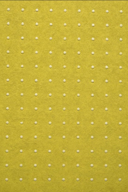 Arte 31020 Le Corbusier Dots - tapeta z motywem kropek na żółtym tle