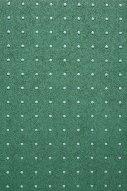 Arte 31021 Le Corbusier Dots - tapeta z motywem kropek na zielonym tle