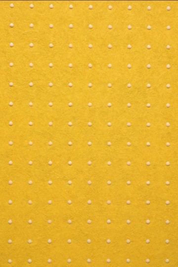 Arte 31022 Le Corbusier Dots - tapeta z motywem kropek na żółtym tle