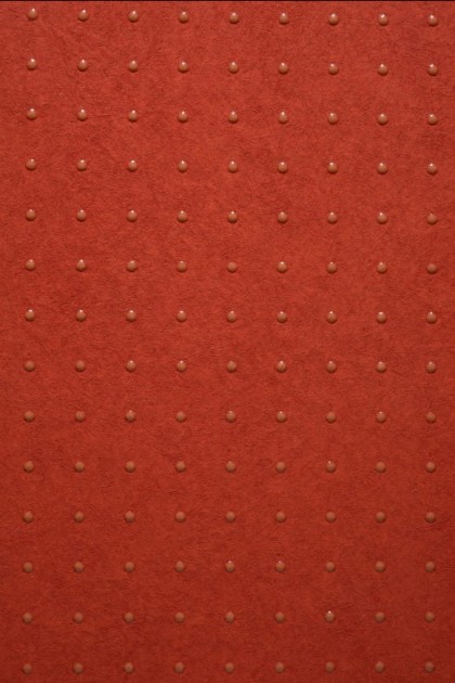 Arte 31027 Le Corbusier Dots - tapeta z motywem kropek na pomarańczowym tle