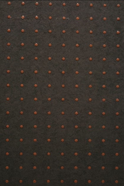 Arte 31035 Le Corbusier Dots - tapeta z motywem kropek na brązowym tle