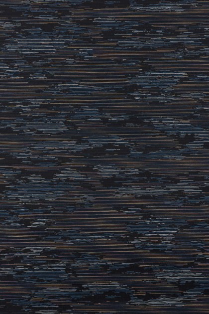 Arte MO3020 Moooi Wallcovering Tokyo Blue Tie-Tami - tapeta z motywem poziomych prążków i przetarć