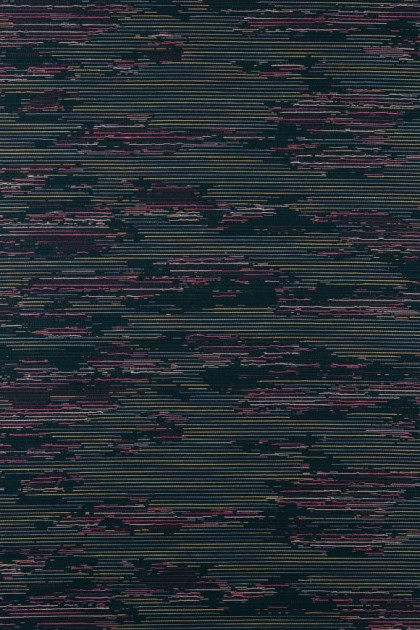 Arte MO3022 Moooi Wallcovering Tokyo Blue Tie-Tami - tapeta z motywem poziomych prążków i przetarć