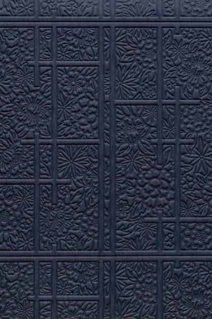 Arte MO3030 Moooi Wallcovering Tokyo Blue Shoji Blossom - tapeta z motywem kwiatów i linii