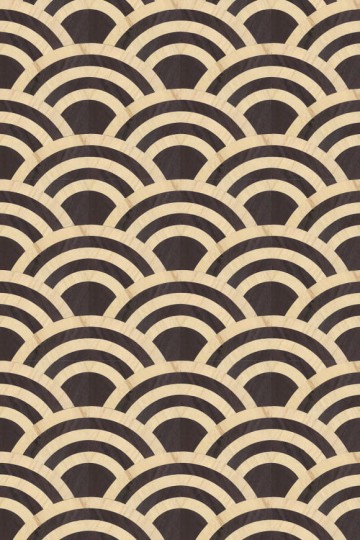 Arte MO3040 Moooi Wallcovering Tokyo Blue Lucky O's - tapeta z motywem art-deco