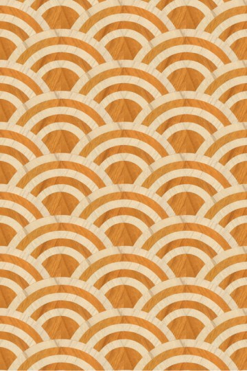 Arte MO3041 Moooi Wallcovering Tokyo Blue Lucky O's - tapeta z motywem art-deco
