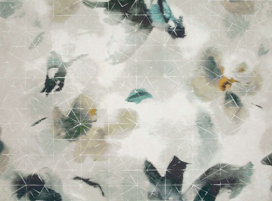 Black Edition W927/01 Zafaro Orimono Indium - tapeta artystyczna