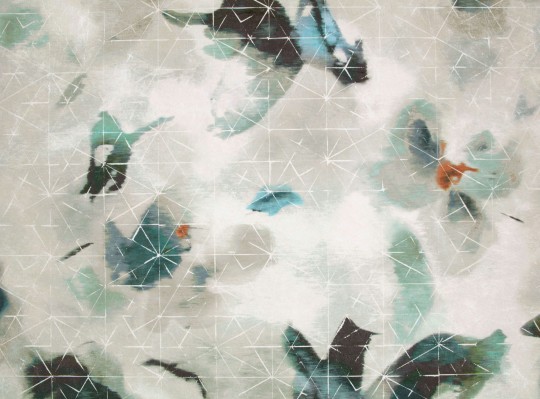 Black Edition W927/02 Zafaro Orimono Peacock - tapeta artystyczna