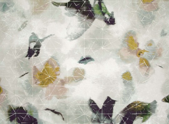 Black Edition W927/03 Zafaro Orimono Lotus - tapeta artystyczna