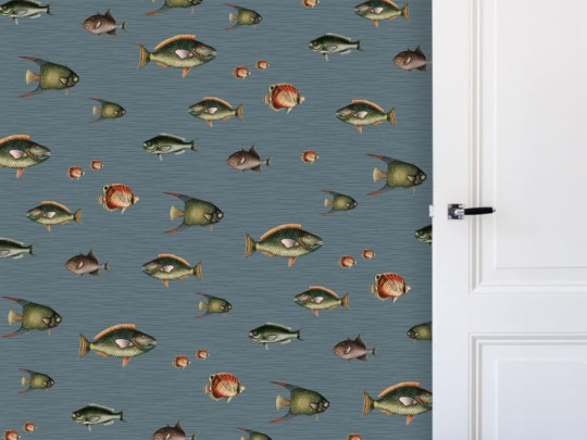BN 200438 Creative Lab Amsterdam Colours of the Ocean - mural z motywem ryb