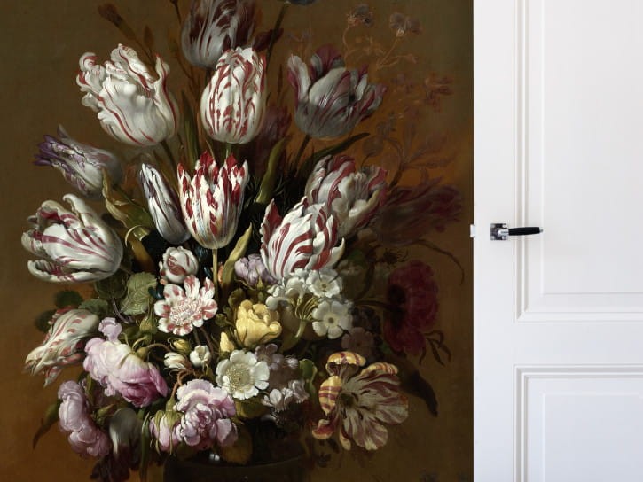 BN 30737 Famous Painters Still Life with Flowers by Hans Bollongier - mural z motywem kwiatów