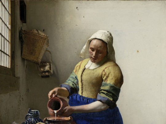 BN 30730 Famous Painters The Milkmaid - Melkmeisje by Johannes Vermeer - mural z motywem mleczarki