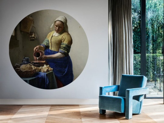 BN 300334 Famous Painters The Milkmaid - Melkmeisje by Johannes Vermeer - mural z motywem mleczarki