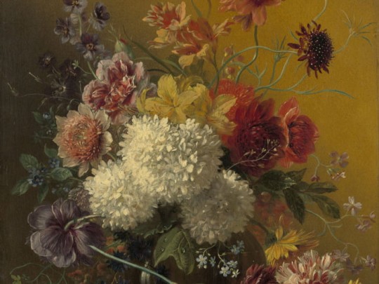 BN 300344 Famous Painters Still Life with Flowers by van Os - mural z motywem kwiatów