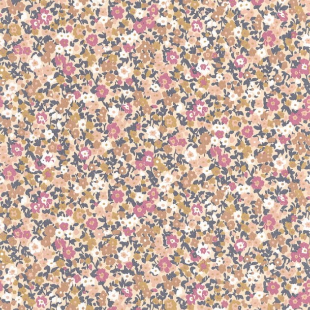 Casadeco 89215404 Flower Market Pansy - tapeta w drobne kwiaty