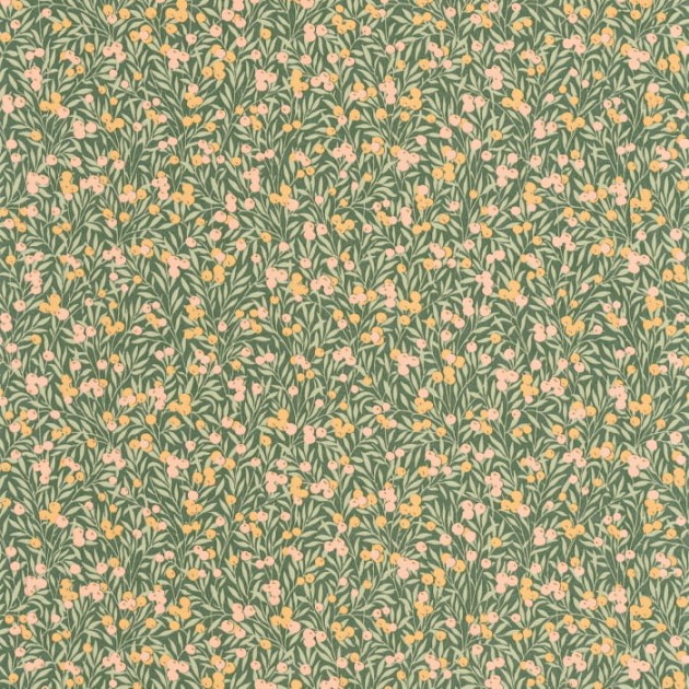 Casadeco 89227417 Flower Market Cherry - tapeta w jagody