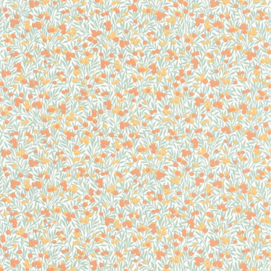 Casadeco 89223333 Flower Market Cherry - tapeta w jagody