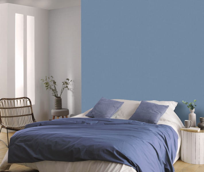Casadeco 87537716 So Color 5 Denim - tapeta imitująca dżins
