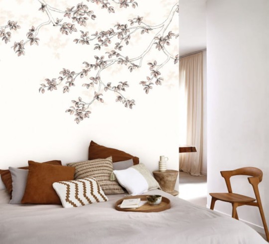 Casadeco 89134108 Wonderwalls Calming Leaves - mural roślinny