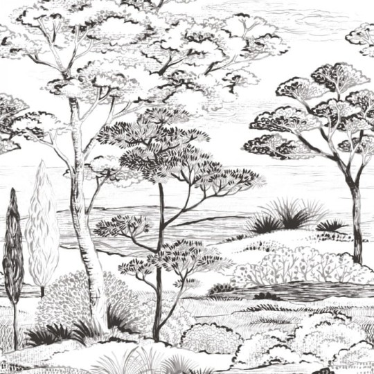 Casadeco 89159004 Wonderwalls Piana - mural leśny