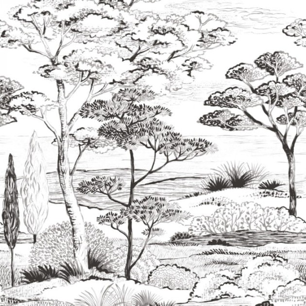 Casadeco 89159003 Wonderwalls Piana - mural leśny