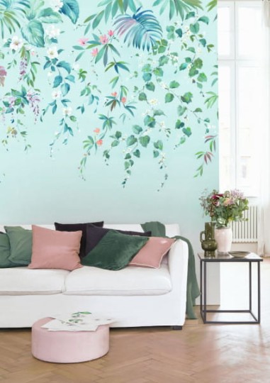Casadeco 89166709 Wonderwalls Ronde Vegetable - mural roślinny