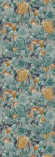 Khroma DGYSA1051-260 Mysa Pomona Teal - mural roślinny