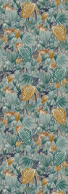 Khroma DGYSA1051-300 Mysa Pomona Teal - mural roślinny