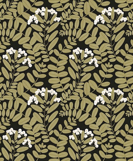 Khroma YSA004 Mysa Bodie Olive - tapeta roślinna