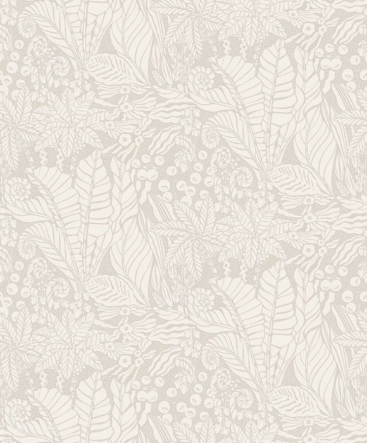 Khroma YSA103 Mysa Madita White - tapeta roślinna