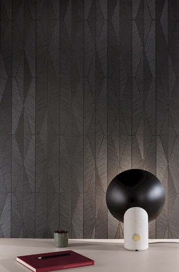 Khroma YSA303 Mysa Ari Dark - tapeta geometryczna