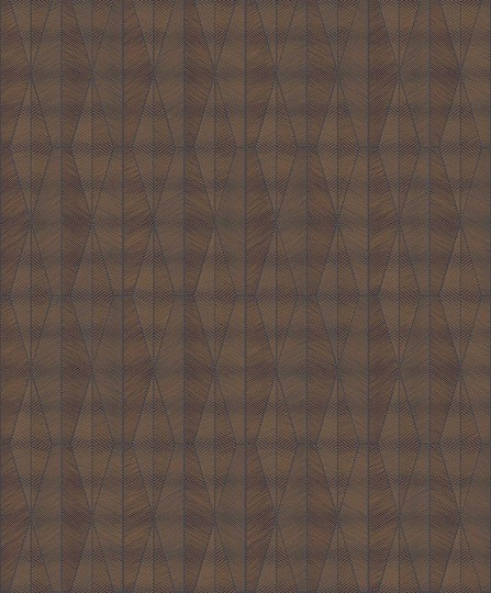 Khroma YSA306 Mysa Ari Cinnamon - tapeta geometryczna